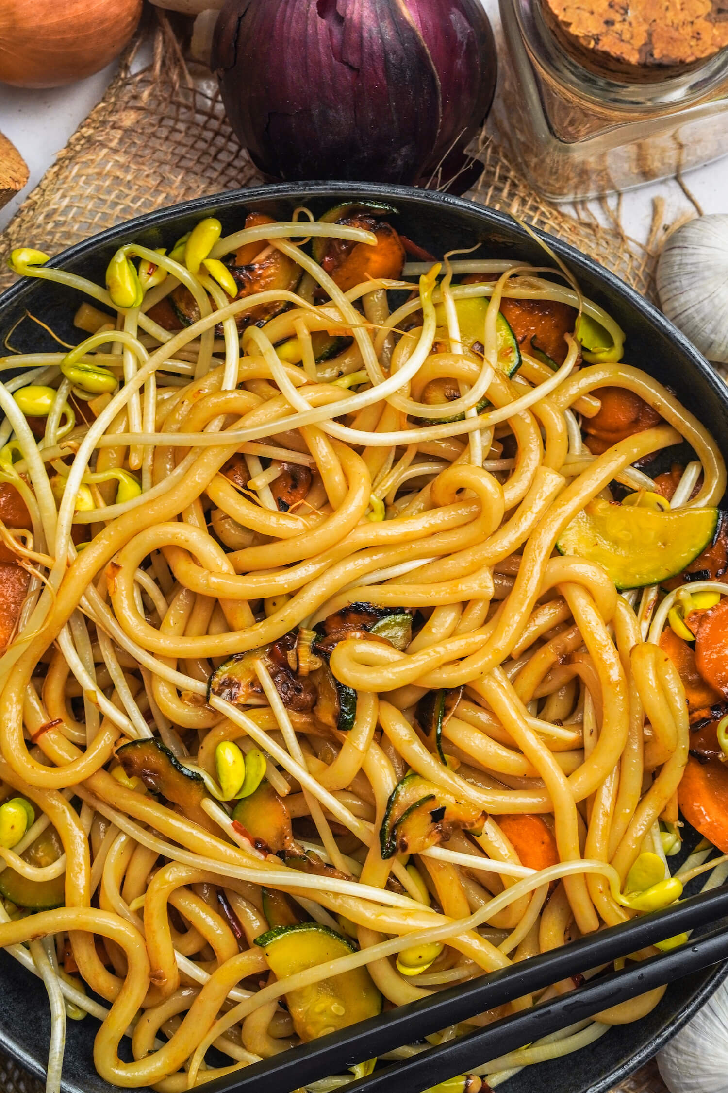 Udon Nudeln Mit Gem Se Vegan Feedmedaily