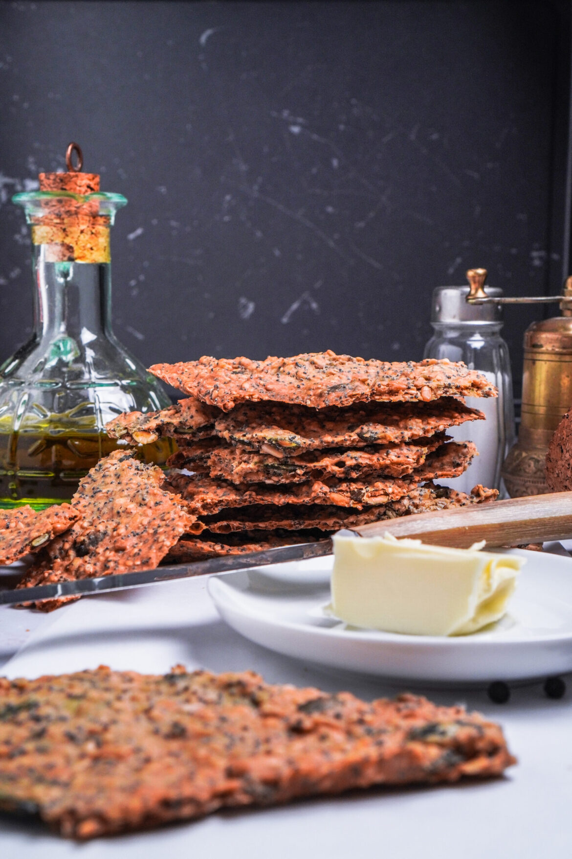 Knäckebrot mit Körnern