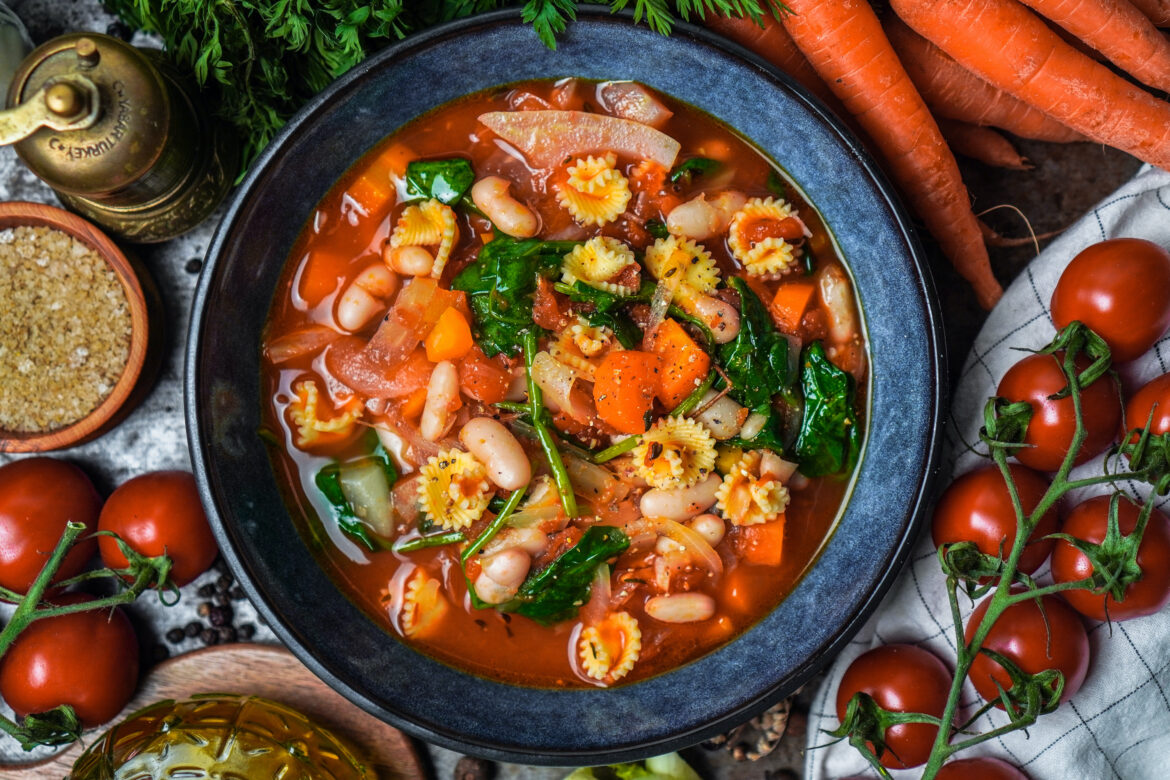 Toskanische Gemüsesuppe - mit Fenchel und Bohnen