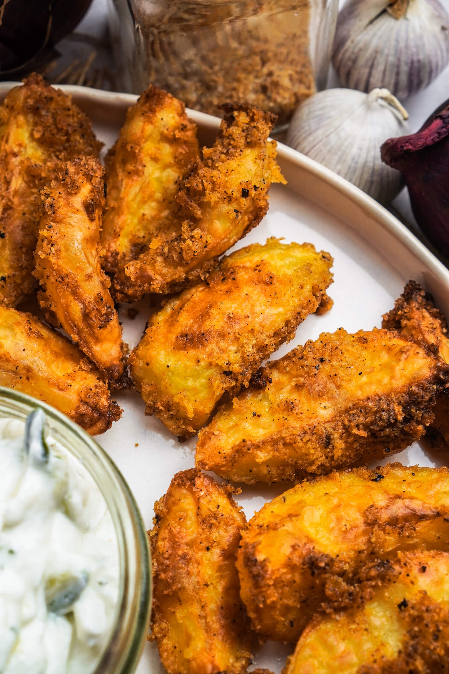 EXTRA knusprige Kartoffelspalten - FeedMeDaily EXTRA knusprige Kartoffelspalten - FeedMeDaily