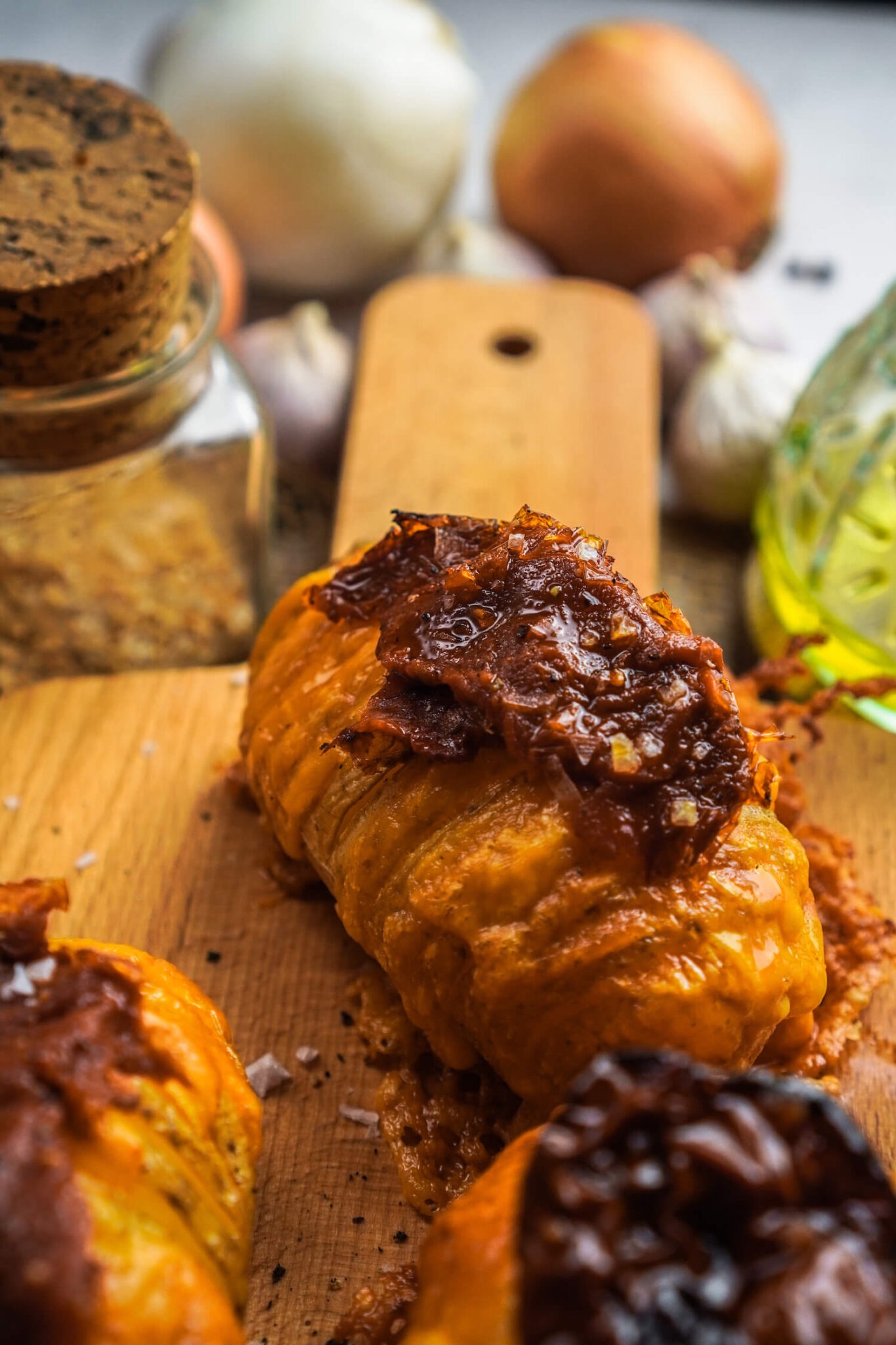 Käsige Fächerkartoffeln mit nur 3 Zutaten - FeedMeDaily