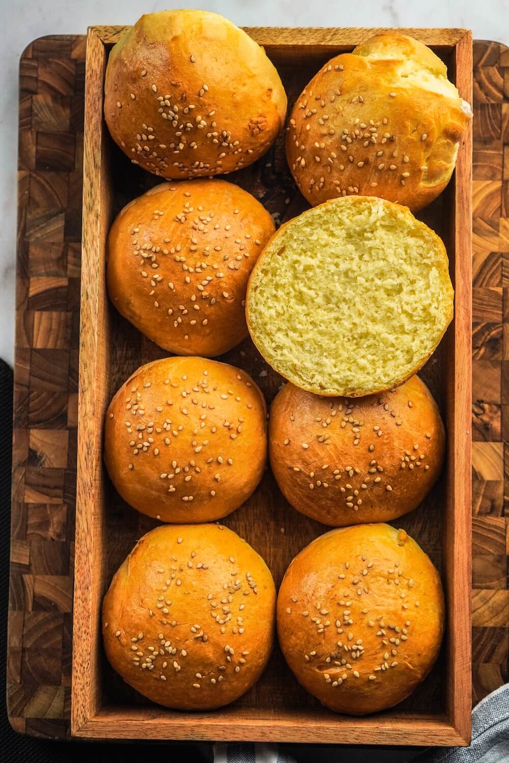 Brioche Burger Brötchen - FeedMeDaily