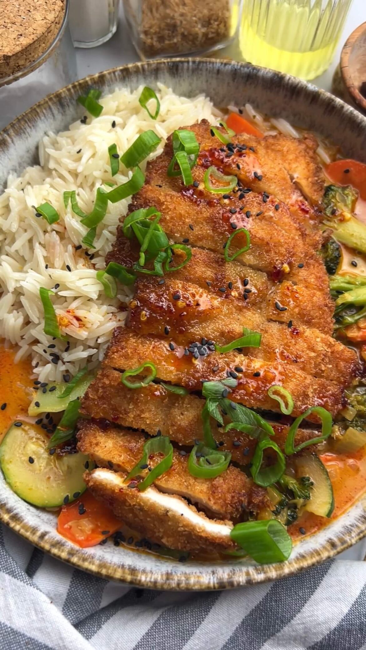 Hot Honey Hähnchen Curry